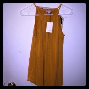 Fine strap cotton blouse